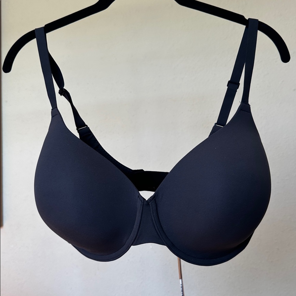 NWT SKIMS Fits Everybody Demi T-Shirt Bra BR-UWR- 2294 ONYX size 36DDD